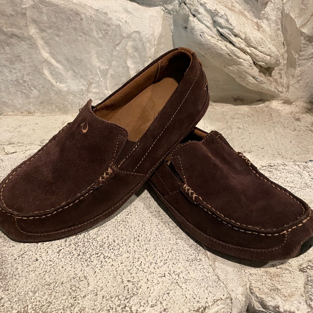 Olukai Chocolate Slip on shoes